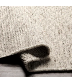 Surya Azalea AZA2326 Light Beige Black Area Rug 6 ft. Round Round