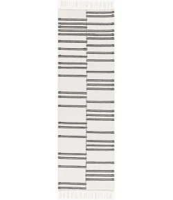 Surya Azalea AZA2333 Ivory Black Area Rug 2 ft. 6 in. X 8 ft. Runner