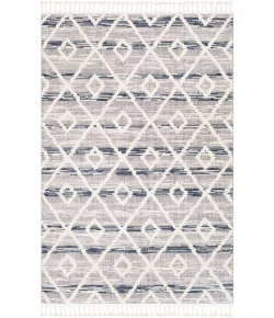 Livabliss Azilal AZI2301 Dark Blue Gray Area Rug 5 ft. 3 in. X 7 ft. 3 in. Rectangle