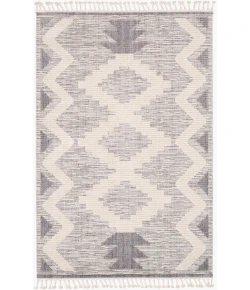Livabliss Azilal AZI2302 Medium Gray Ivory Area Rug 5 ft. 3 in. X 7 ft. 3 in. Rectangle