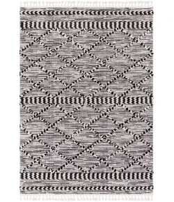 Livabliss Azilal AZI2311 Black Off-White Area Rug 5 ft. 3 in. X 7 ft. 3 in. Rectangle