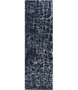 Surya Banshee BAN3306 Navy Denim Area Rug 2 ft. 6 in. X 8 ft. Runner
