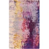 Surya Banshee BAN3344 Dark Purple Lime Area Rug 5 ft. X 8 ft. Rectangle
