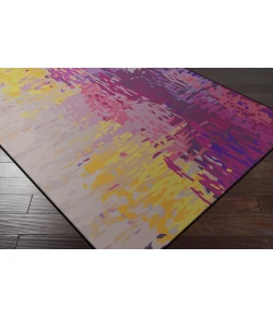 Surya Banshee BAN3344 Dark Purple Lime Area Rug 3 ft. 3 in. X 5 ft. 3 in. Rectangle