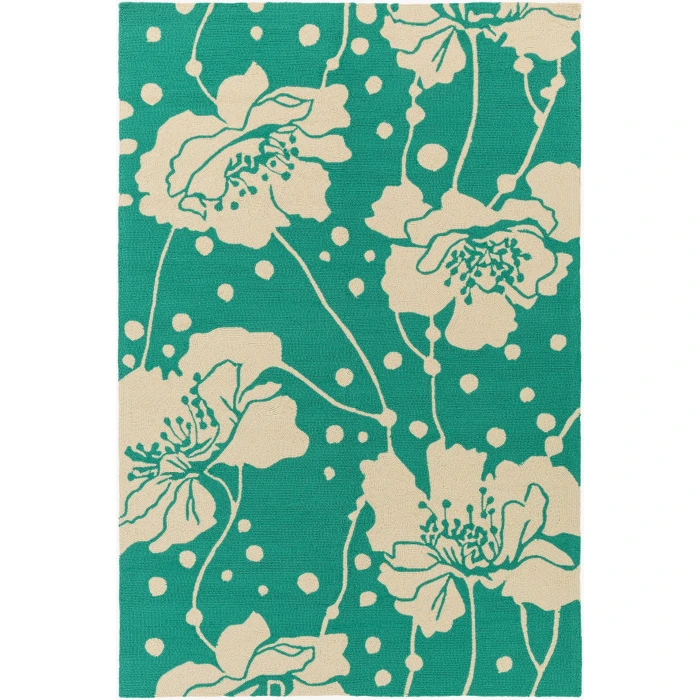 Surya Bondi Beach Teal BBC-2005 9ft. x 12ft. Rect. Rug