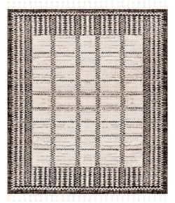 Livabliss Blackburn BBN2309 Black Dark Brown Area Rug 9 ft. 2 in. X 12 ft. Rectangle