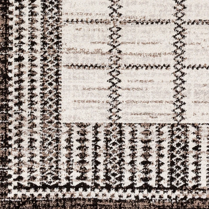 Livabliss Blackburn Black BBN-2309 2 ft. 7 in. X 7 ft. 3 in. Rect. Rug