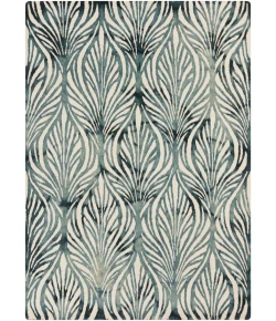 Surya Belladonna BDA3006 Teal Aqua Area Rug 2 ft. X 3 ft. Rectangle
