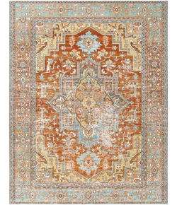 Livabliss Bodrum BDM2312 Ivory Burnt Orange Area Rug 7 ft. 10 in. X 10 ft. Rectangle