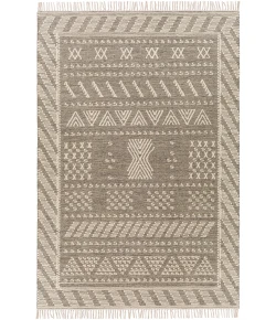 Surya Bedouin BDO2320 Medium Gray Black Area Rug 2 ft. X 3 ft. Rectangle