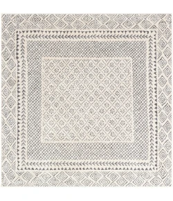 Livabliss Bahar BHR2321 Medium Gray Beige Area Rug 5 ft. 3 in. Square