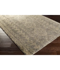 Surya Bjorn BJR1001 Medium Gray Dark Brown Area Rug 2 ft. 6 in. X 8 ft. Runner
