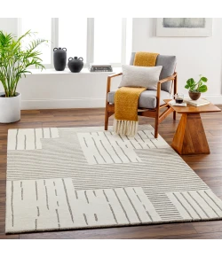 Livabliss Brook BKO2311 Charcoal Beige Area Rug 2 ft. X 3 ft. Rectangle