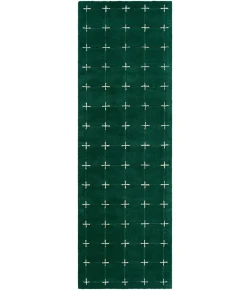 Livabliss Brook Dark Green BKO-2333 3 ft. X 10 ft. Rect. Rug