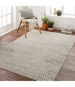 Livabliss Berlin BLR2302 Sage Ivory Area Rug 5 ft. 2 in. X 7 ft. Rectangle