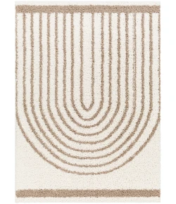 Livabliss Birmingham BMM2315 Ivory Tan Area Rug 5 ft. 3 in. X 7 ft. Rectangle