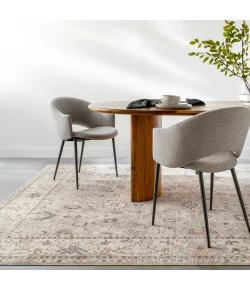 Livabliss Becki Owens Davina BOCC2302 Medium Gray Light Beige Area Rug 5 ft. 3 in. X 7 ft. Rectangle