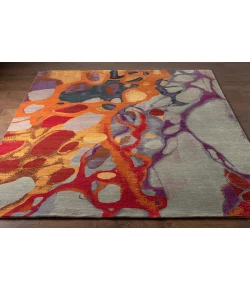 Surya Brought To Light BOL4006 Dark Red Rose Area Rug 2 ft. X 3 ft. Rectangle