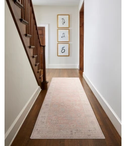 Livabliss Marlene BOMN2307 Dusty Pink Tan Area Rug 2 ft. 7 in. X 7 ft. 3 in. Runner