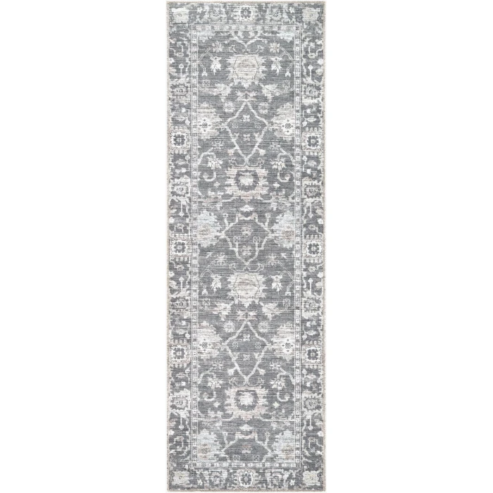 LIVABLISS Zafira Charcoal BOZF-2305 2ft.7in. x 7ft.10in. Rect. Rug