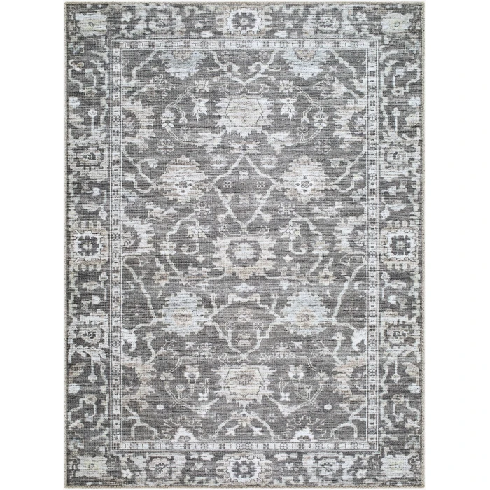 LIVABLISS Zafira Charcoal BOZF-2305 5ft.3in. x 7ft. Rect. Rug