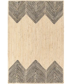 Surya Bryant BRA2400 Black Light Beige Area Rug 2 ft. X 3 ft. Rectangle