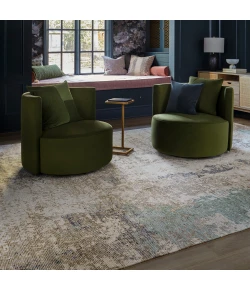 Surya Baranof BRF1002 Gray Navy Area Rug 6 ft. X 9 ft. Rectangle