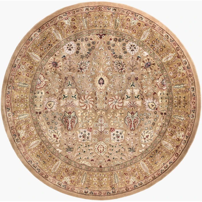 Surya Breckenridge Light Beige BRN-2001 7ft.9in. x 7ft.9in. Round Rug