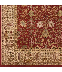 Surya Breckenridge Red BRN-2002 7ft.9in. x 7ft.9in. Round Rug