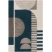 Livabliss Brooklyn BRO2303 Teal Khaki Area Rug 5 ft. X 7 ft. 6 in. Rectangle