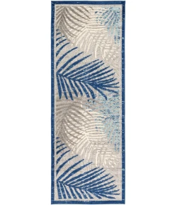 Livabliss Big Sur BSR2312 Dark Blue Aqua Area Rug 8 ft. 10 in. X 12 ft. Rectangle