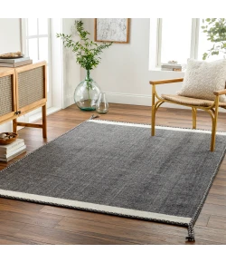 Surya Bushra BUS2301 Beige Black Area Rug 5 ft. X 7 ft. 6 in. Rectangle