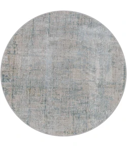Livabliss Brunswick BWK2301 Dusty Sage Taupe Area Rug 6 ft. 7 in. Round