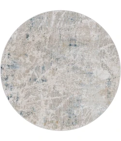 Livabliss Brunswick BWK2306 Pale Blue Dusty Sage Area Rug 6 ft. 7 in. Round