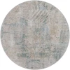 Livabliss Brunswick BWK2307 Dusty Sage Taupe Area Rug 6 ft. 7 in. Round