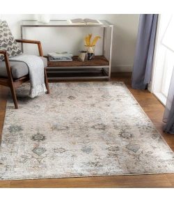 Livabliss Brunswick BWK2311 Taupe Light Beige Area Rug 6 ft. 7 in. Round