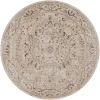 Livabliss Brunswick BWK2312 Taupe Light Beige Area Rug 5 ft. 3 in. Round