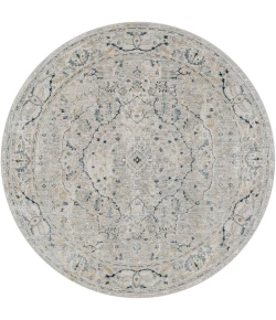 Livabliss Brunswick BWK2314 Deep Teal Dusty Sage Area Rug 5 ft. 3 in. Round
