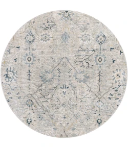 Livabliss Brunswick BWK2316 Dusty Sage Light Beige Area Rug 6 ft. 7 in. Round