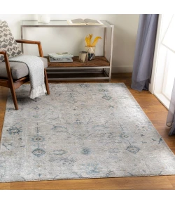 Livabliss Brunswick BWK2316 Dusty Sage Light Beige Area Rug 6 ft. 7 in. Round