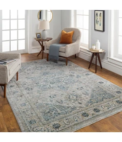 Livabliss Brunswick BWK2319 Dusty Sage Taupe Area Rug 5 ft. 3 in. Round Round