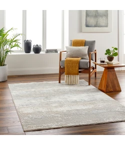 Livabliss Brunswick BWK2326 Taupe Light Grey Area Rug 5 ft. X 7 ft. 5 in. Rectangle