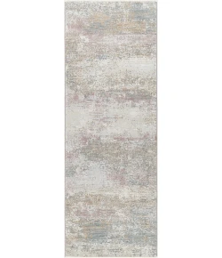 Livabliss Brunswick BWK2328 Light Grey Taupe Area Rug 2 ft. 7 in. X 7 ft. 3 in. Runner