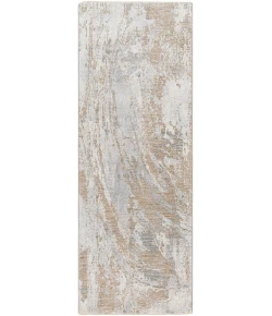 Livabliss Brunswick BWK2336 Taupe Light Grey Area Rug 2 ft. 7 in. X 10 ft. Runner