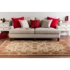 Livabliss Caesar CAE1001 Camel Burnt Orange Area Rug 6 ft. X 9 ft. Oval
