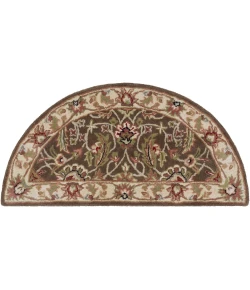 Livabliss Caesar CAE1003 Dark Brown Sage Area Rug 2 ft. X 4 ft. Hearth