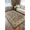 Livabliss Caesar CAE1003 Dark Brown Sage Area Rug 8 ft. X 10 ft. Oval