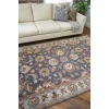 Livabliss Caesar CAE1004 Charcoal Camel Area Rug 6 ft. X 9 ft. Oval