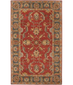 Livabliss Caesar CAE1007 Rust Charcoal Area Rug 2 ft. X 4 ft. Hearth