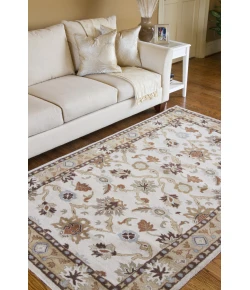 Livabliss Caesar CAE1010 Khaki Tan Area Rug 6 ft. Round
